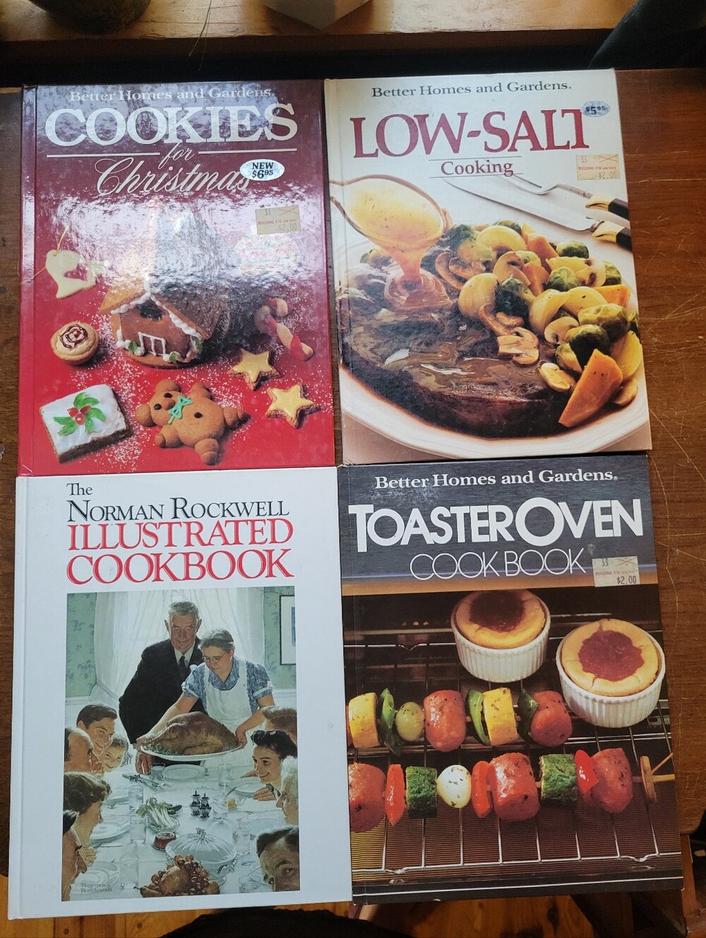 4 Vintage Cookbooks: 3 Better Homes And Gardens And 1 Norman Rockwell